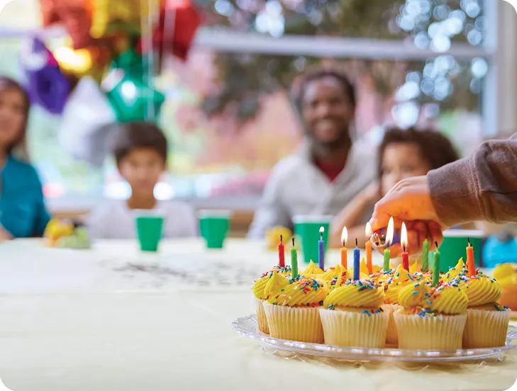 a birthday party at the YMCA