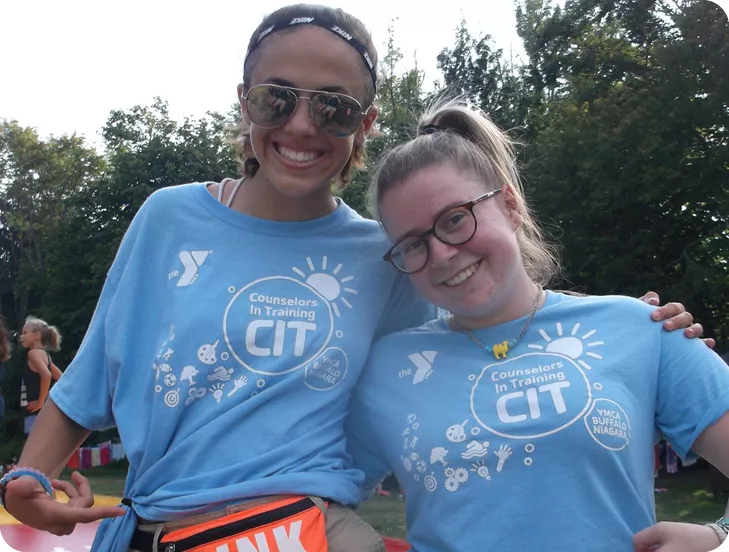 Two CITs posing for a photo